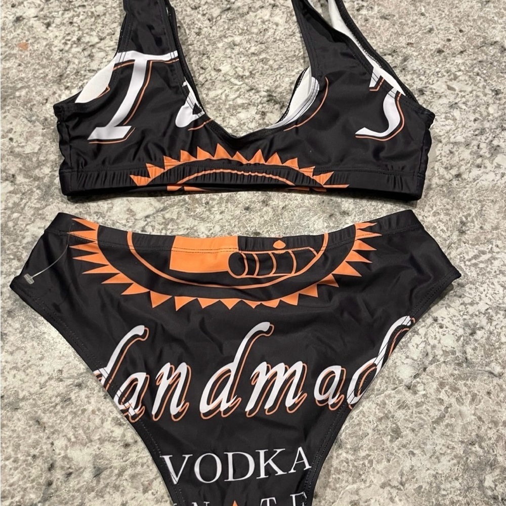 Tito’s Vodka Bikini swimwear size large new